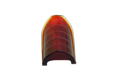 Wyatt Gatling Beehive Style Red Glass Tail Lamp Lens for Harley Davidson WL and G Models by Wyatt Gatling
