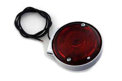 Wyatt Gatling 12-6030DRA Chrome Rear Turn Signal with Red Lens for Harley Davidson FLT by Wyatt Gatling