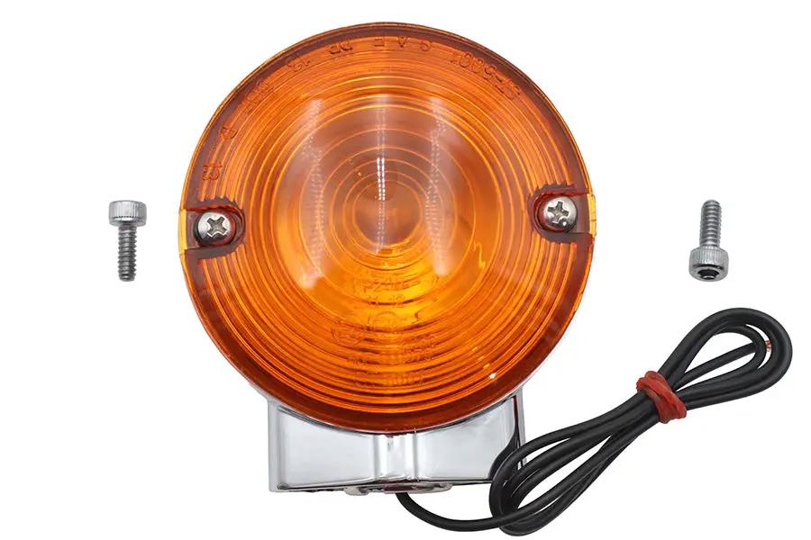 Wyatt Gatling 12-6030DAA Chrome Turn Signal for Harley Davidson FLT - Front & Rear by Wyatt Gatling