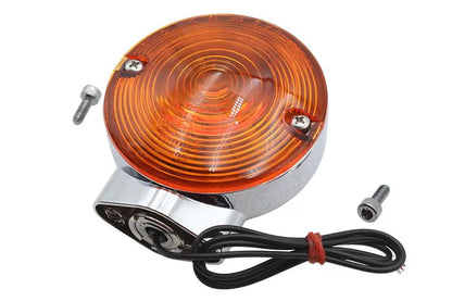 Wyatt Gatling 12-6030DAA Chrome Turn Signal for Harley Davidson FLT - Front & Rear by Wyatt Gatling