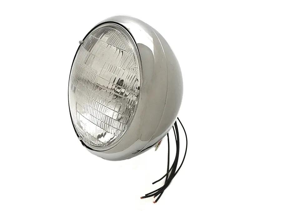 V-Twin Chrome 7 inch K Headlamp for Harley Davidson XL and K Models by V-Twin