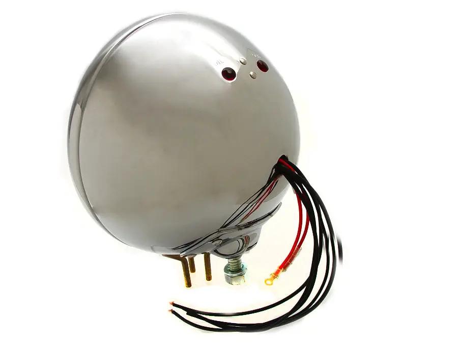 V-Twin Chrome 7 inch K Headlamp for Harley Davidson XL and K Models by V-Twin