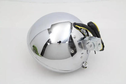 Wyatt Gatling 7 Inch Headlamp Assembly Chrome for Harley Davidson FLST Models by Wyatt Gatling
