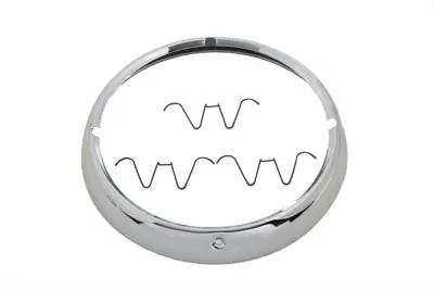 Wyatt Gatling 67712-83A Outer Headlamp Trim Rim Chrome for Harley Davidson FLT (1983-1992) by Wyatt Gatling