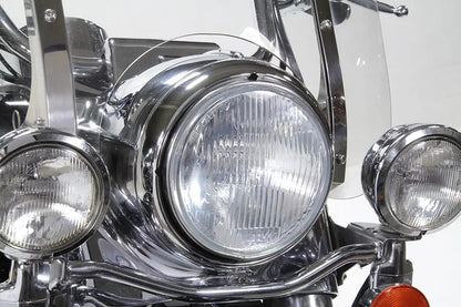 Wyatt Gatling 67712-83A Outer Headlamp Trim Rim Chrome for Harley Davidson FLT (1983-1992) by Wyatt Gatling