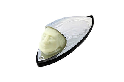 Wyatt Gatling Indian Face Front Fender Lamp Part 91-6614 by Wyatt Gatling