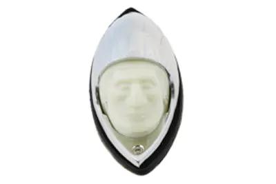 Wyatt Gatling Indian Face Front Fender Lamp Part 91-6614 by Wyatt Gatling