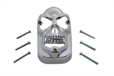 Wyatt Gatling Skull Tail Lamp Cover without Blue Dot for Harley Davidson FL 1947-1954 by Wyatt Gatling
