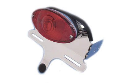 Wyatt Gatling Chrome Cateye Tail Lamp Assembly Kit 33-2199