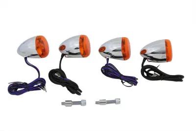 Chris Products Chrome Turn Signal Kit for Harley Davidson FXSTD (Part #8502) by Chris Products