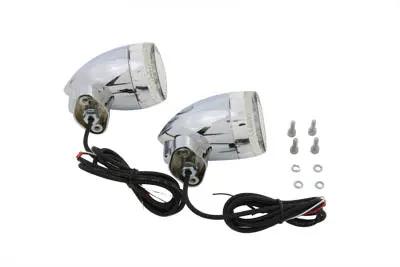 Wyatt Gatling Bullet Turn Signal Set with FL Mount for Harley Davidson FL (Part #76796) by Wyatt Gatling