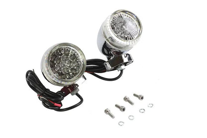 Wyatt Gatling Bullet Turn Signal Set with FL Mount for Harley Davidson FL (Part #76796) by Wyatt Gatling