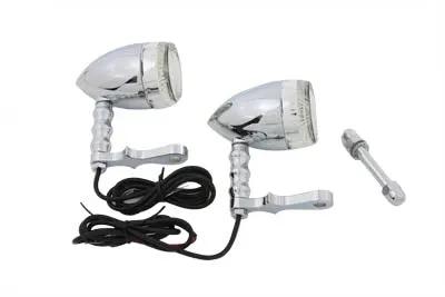 Wyatt Gatling Bullet Turn Signal Set with Headlamp Mount, Part 76798 by Wyatt Gatling