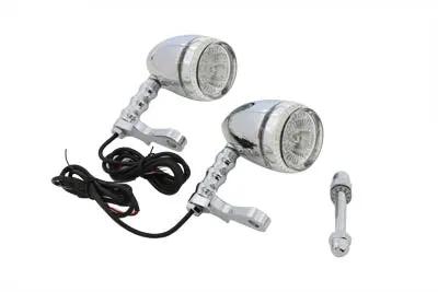 Wyatt Gatling Bullet Turn Signal Set with Headlamp Mount, Part 76798 by Wyatt Gatling
