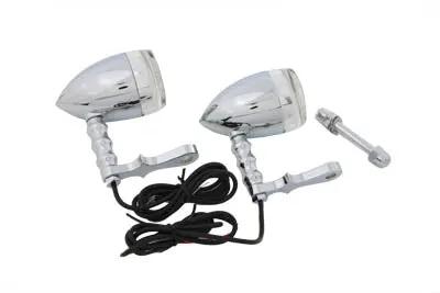 Wyatt Gatling Bullet Turn Signal Set with Headlamp Mount, Part 76798 by Wyatt Gatling