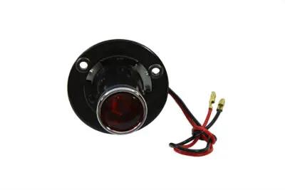 Wyatt Gatling 20-5513 Black 1 Inch Round Tail Lamp for Show or Decorative Use by Wyatt Gatling