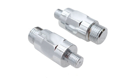 V-Twin Front Turn Signal Relocation Kit Chrome for Harley Davidson FXST and FLST Models by V-Twin
