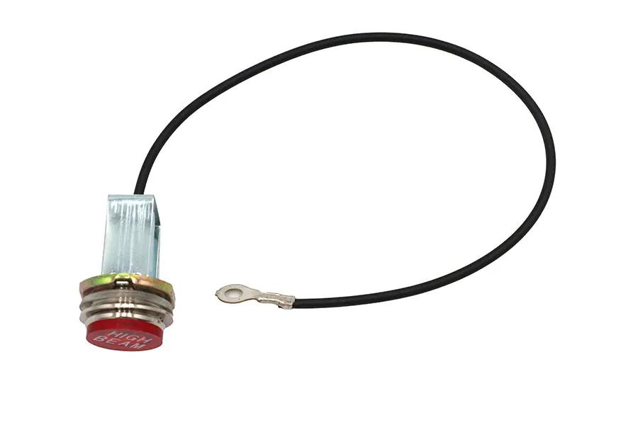 V-Twin 70117 Red High Beam Indicator Lamp for Harley Davidson FL and FX Models by V-Twin