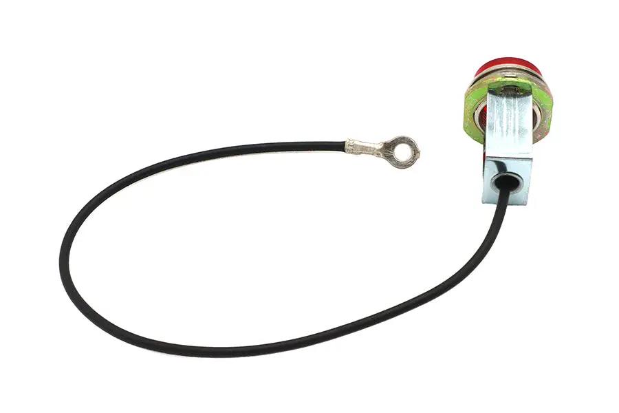 V-Twin 70117 Red High Beam Indicator Lamp for Harley Davidson FL and FX Models by V-Twin