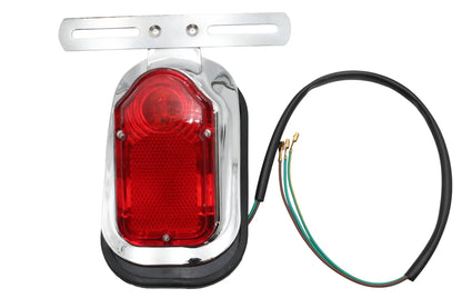 V-Twin FLSTS Replica Tombstone Tail Lamp Chrome - Fits Harley Davidson FLSTS (1997-2006) by V-Twin