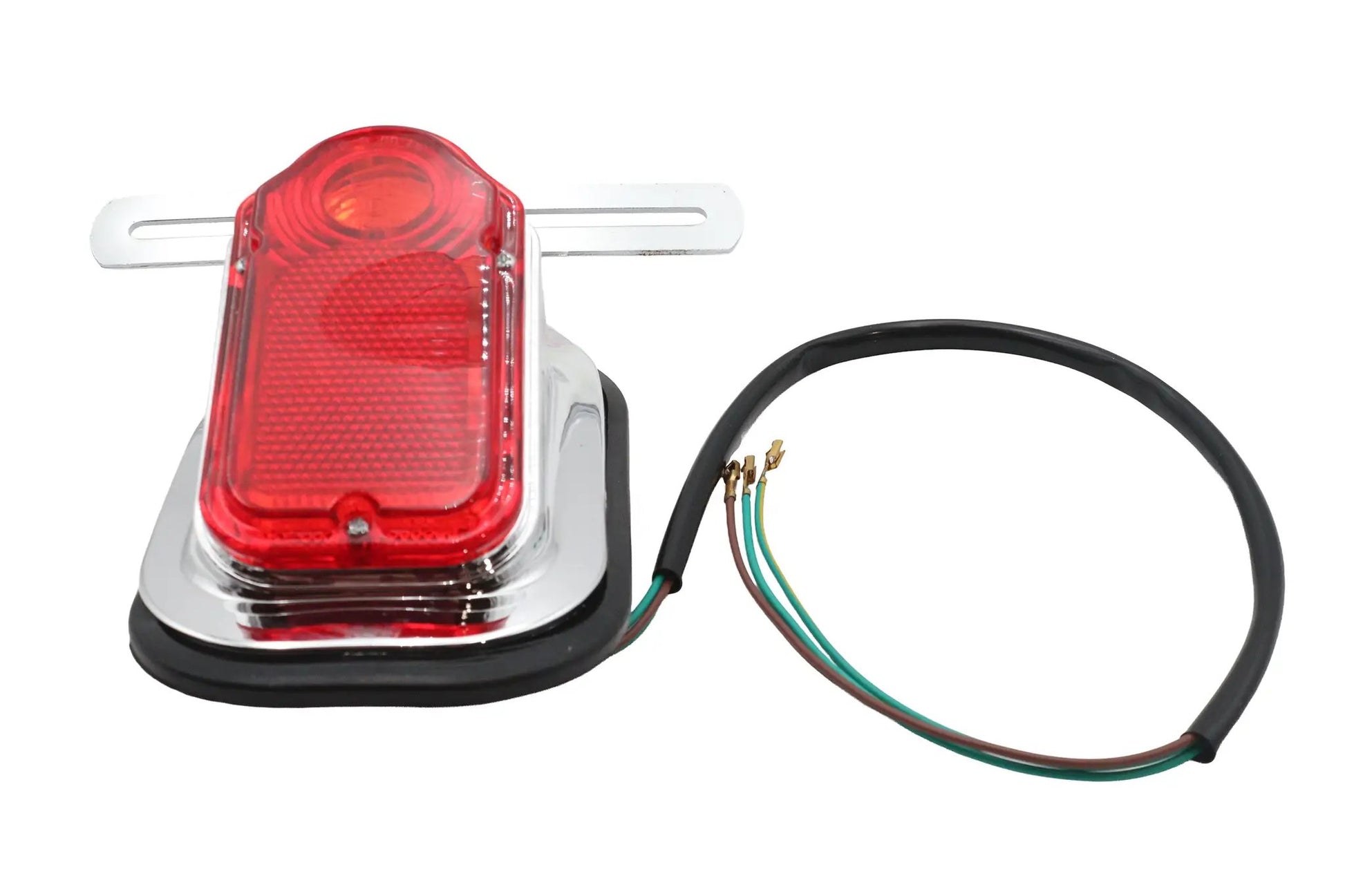 V-Twin FLSTS Replica Tombstone Tail Lamp Chrome - Fits Harley Davidson FLSTS (1997-2006) by V-Twin