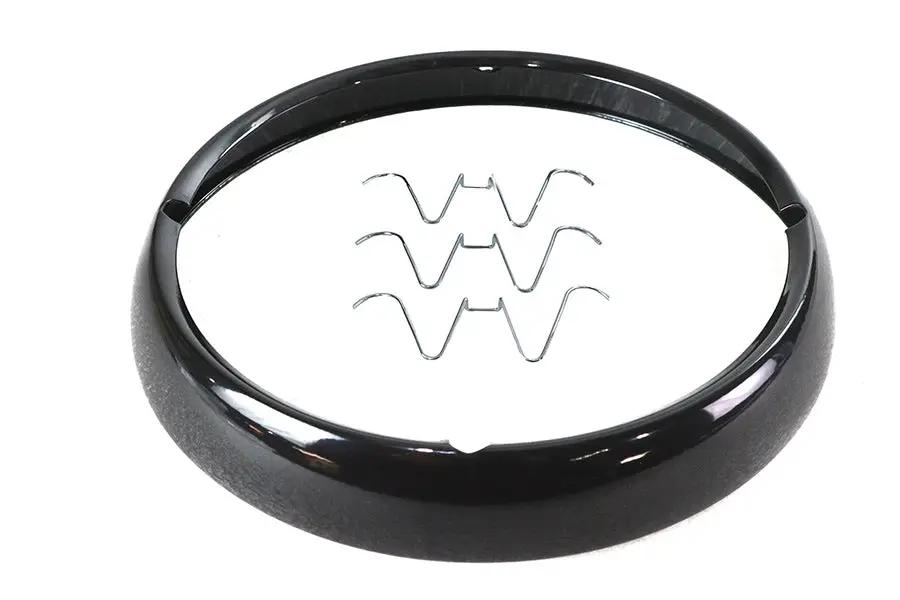 V-Twin Outer Headlamp Trim Rim Black for Harley Davidson FLT Models (1983-1992) by V-Twin