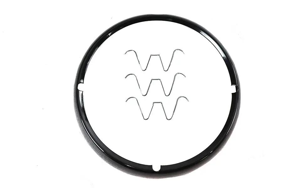 V-Twin Outer Headlamp Trim Rim Black for Harley Davidson FLT Models (1983-1992) by V-Twin
