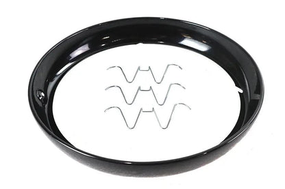 V-Twin Outer Headlamp Trim Rim Black for Harley Davidson FLT Models (1983-1992) by V-Twin