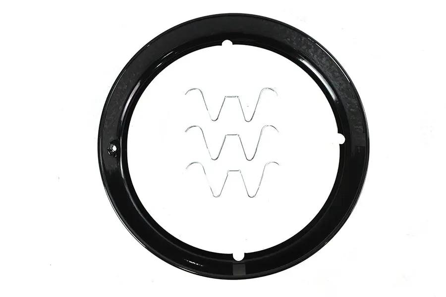 V-Twin Outer Headlamp Trim Rim Black for Harley Davidson FLT Models (1983-1992) by V-Twin