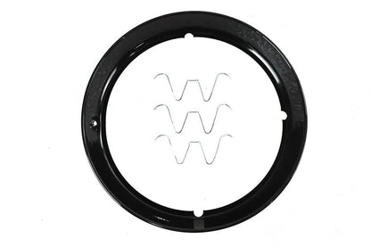 V-Twin Outer Headlamp Trim Rim Black for Harley Davidson FLT Models (1983-1992) by V-Twin