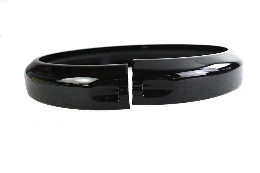 V-Twin Outer Headlamp Trim Rim Black for Harley Davidson FLDE and FLHC (Part #78962) by V-Twin