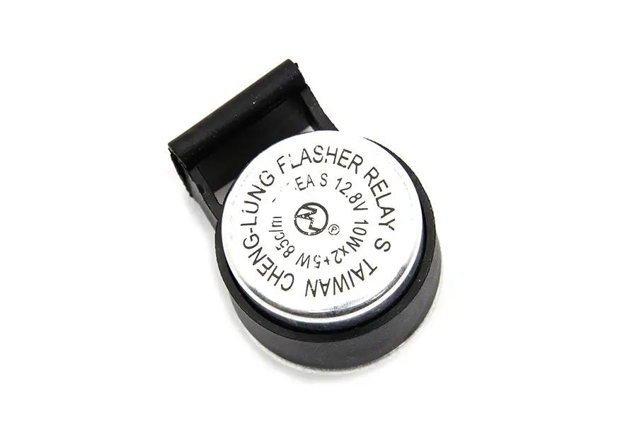 Wyatt Gatling 63667 12 Volt 2 Pin Flasher Unit with Built-in Bulb Failure Indicator for Harley Davidson FL Models by Wyatt Gatling