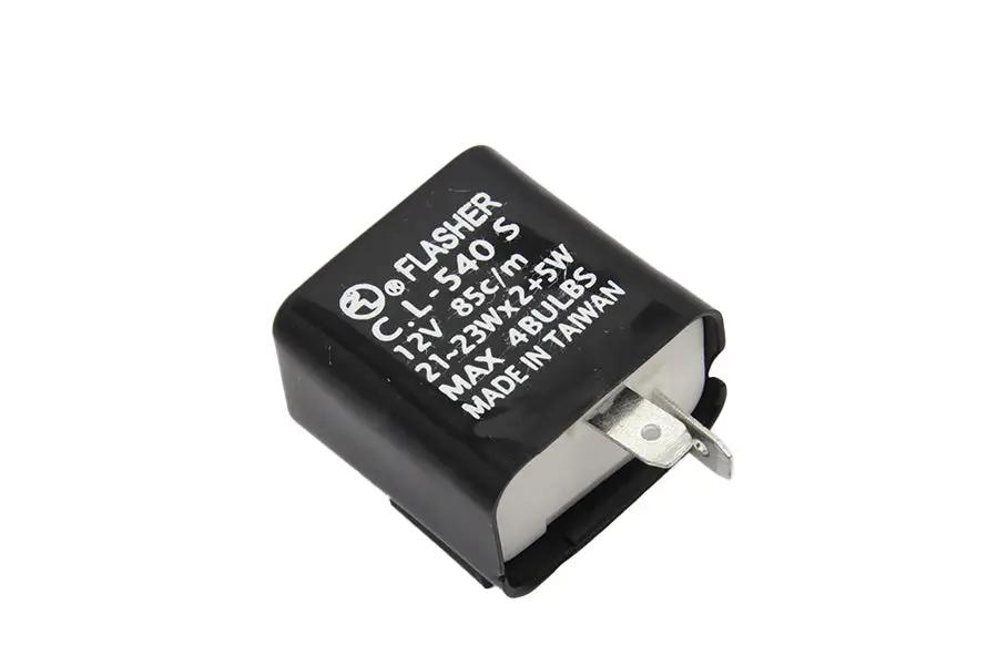 Wyatt Gatling 12V 2-Pin Flasher Unit Part #63668 for Harley Davidson FL Models by Wyatt Gatling