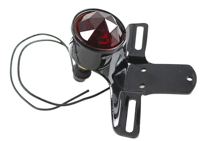 V-Twin Replica Tail Lamp with Faceted Red Glass Lens for Harley Davidson VL (1934-1938) by V-Twin