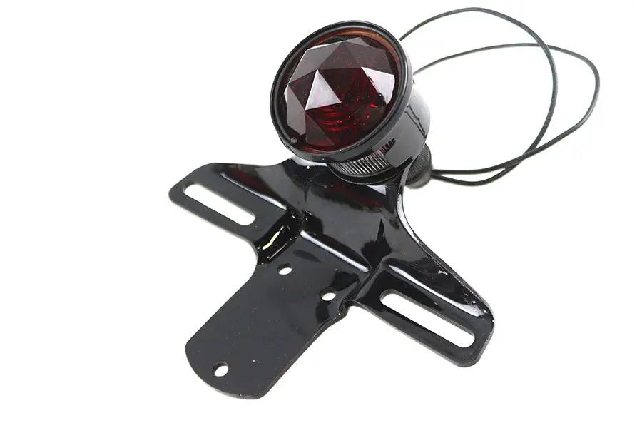 V-Twin Replica Tail Lamp with Faceted Red Glass Lens for Harley Davidson VL (1934-1938) by V-Twin