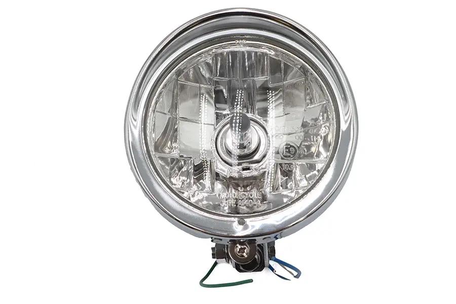 V-Twin 20-0444 5-3/4 Inch Teardrop Style Headlamp Assembly by V-Twin