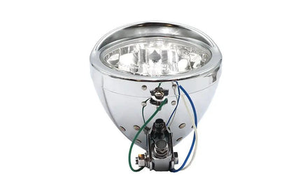 V-Twin 20-0444 5-3/4 Inch Teardrop Style Headlamp Assembly by V-Twin