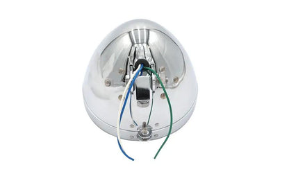 V-Twin 20-0444 5-3/4 Inch Teardrop Style Headlamp Assembly by V-Twin