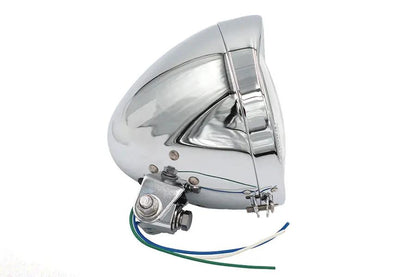 V-Twin 20-0444 5-3/4 Inch Teardrop Style Headlamp Assembly by V-Twin