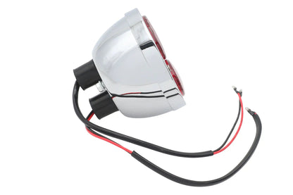 V-Twin Duet Tail Lamp Assembly Chrome for Classic Motorcycle Restoration by V-Twin