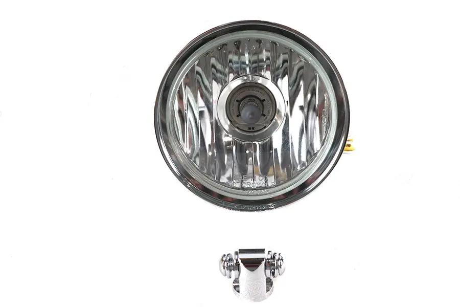V-Twin Factory Sample 5-3/4 inch Chrome Rocket Style Headlamp - Pre-Production Decorative Part by V-Twin