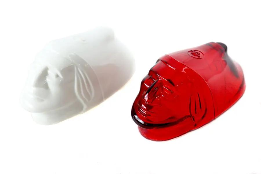 V-Twin Indian Face Front Fender Lens Set for Harley Davidson Chief 1947-1953 by V-Twin