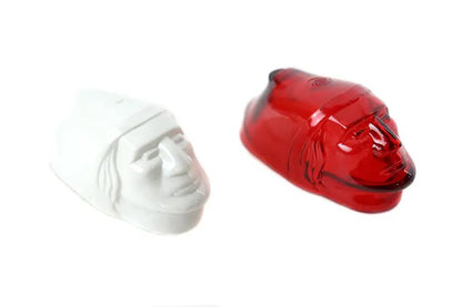 V-Twin Indian Face Front Fender Lens Set for Harley Davidson Chief 1947-1953 by V-Twin