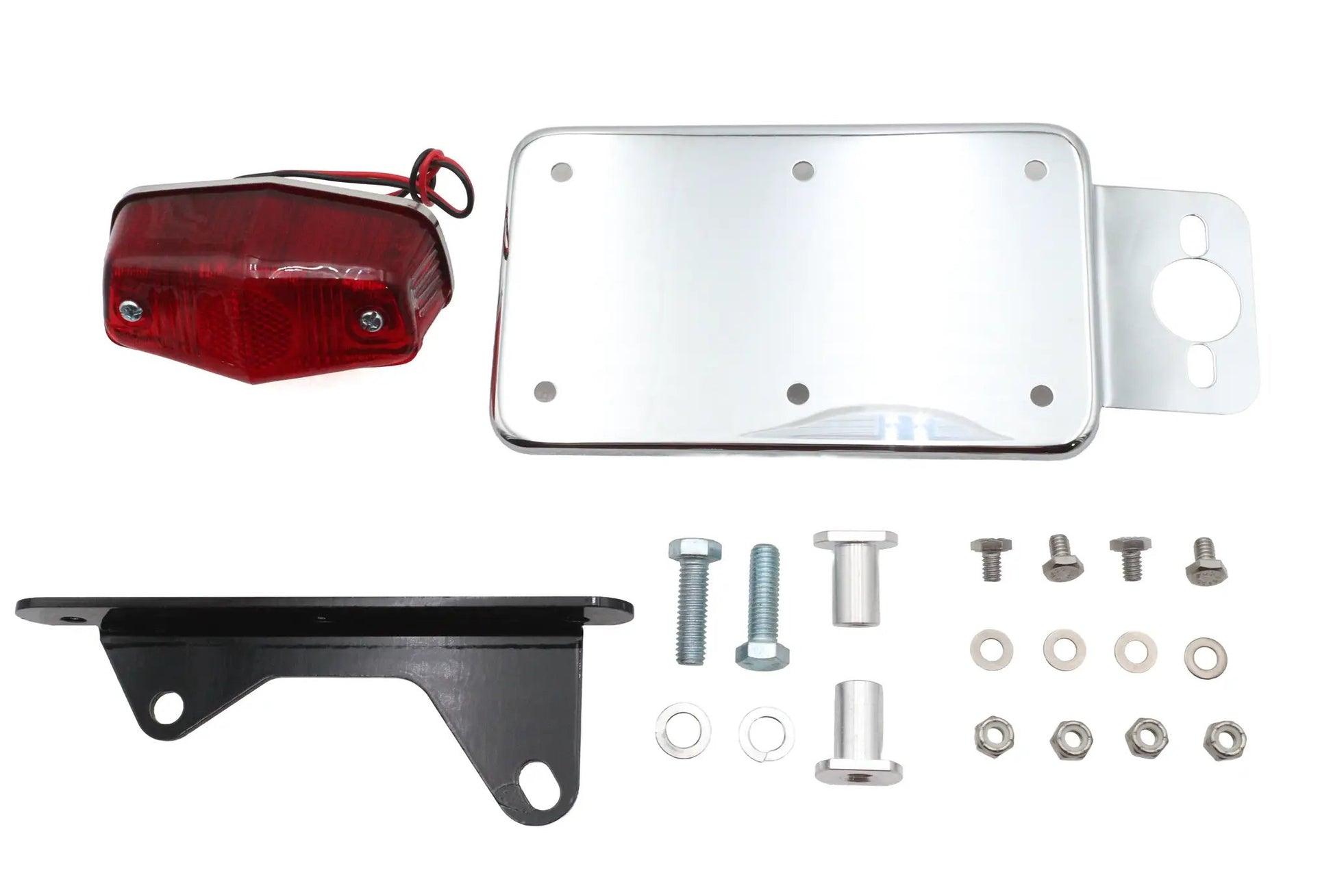 V-Twin Vertical Side Mount Tail Lamp Kit for Harley Davidson FL Models by V-Twin