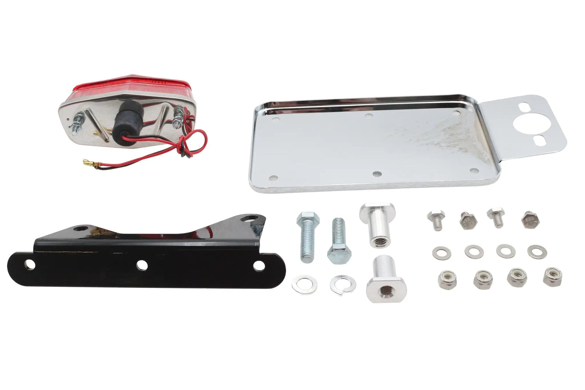 V-Twin Vertical Side Mount Tail Lamp Kit for Harley Davidson FL Models by V-Twin