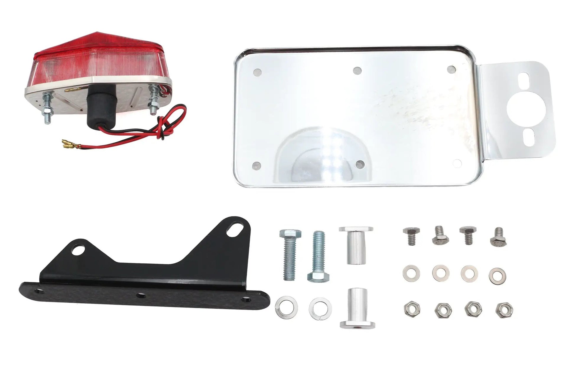 V-Twin Vertical Side Mount Tail Lamp Kit for Harley Davidson FL Models by V-Twin