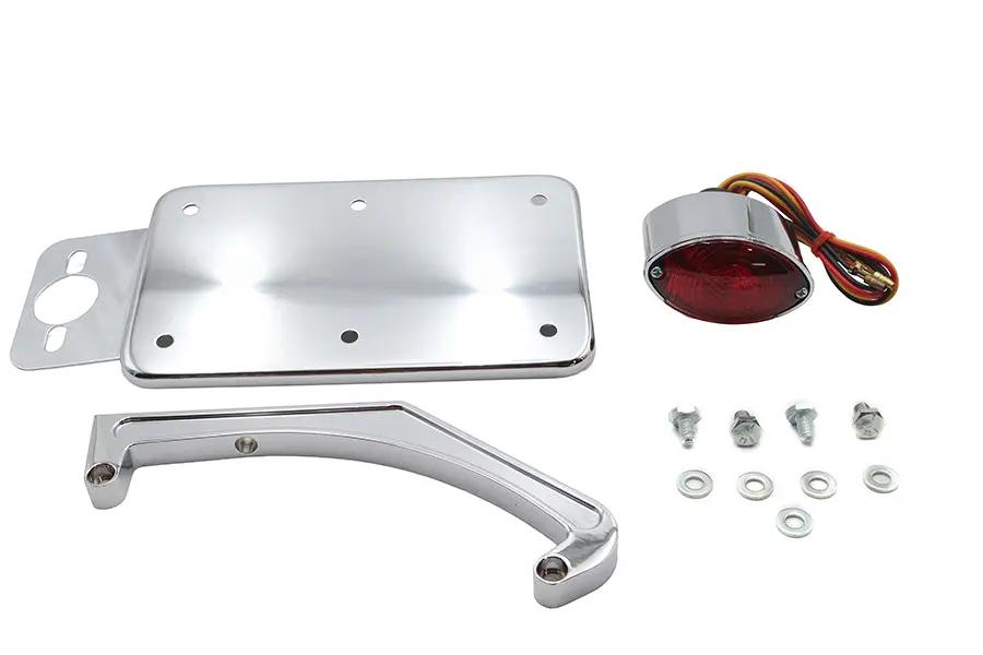 V-Twin Vertical Side Mount Tail Lamp Kit for Harley Davidson FL Models by V-Twin