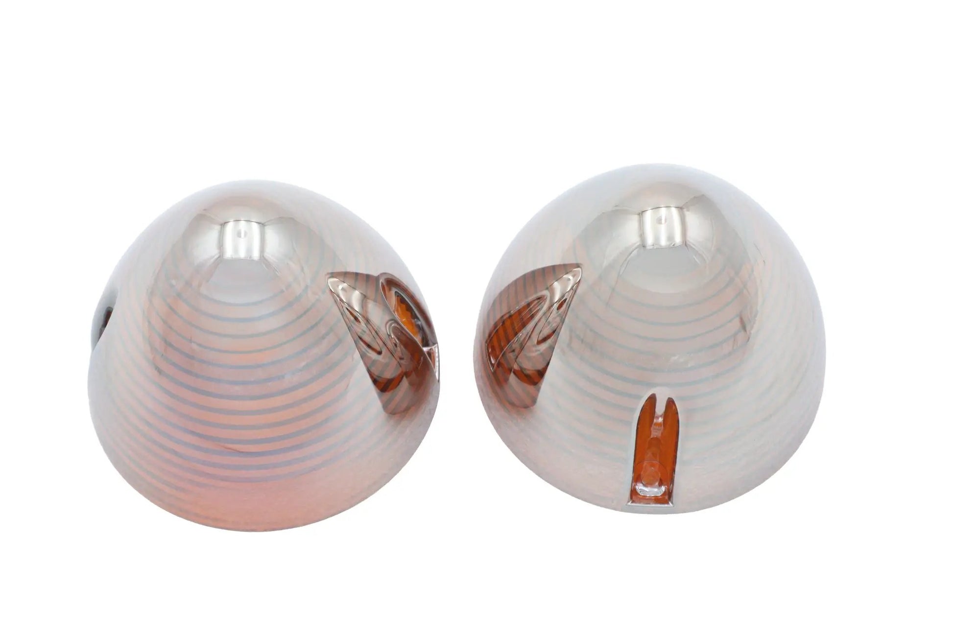 V-Twin Bullistic Amber Turn Signal Lenses for Harley Davidson FL - 83mm Set by V-Twin