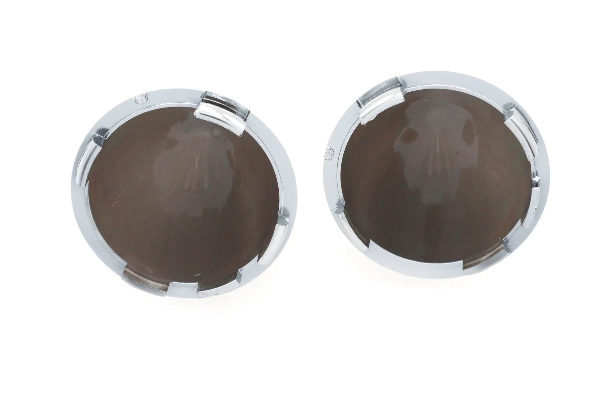 V-Twin Bullistic Turn Signal Lenses Smoke – Bullet Style, 60mm Diameter for Harley Davidson Motorcycles by V-Twin