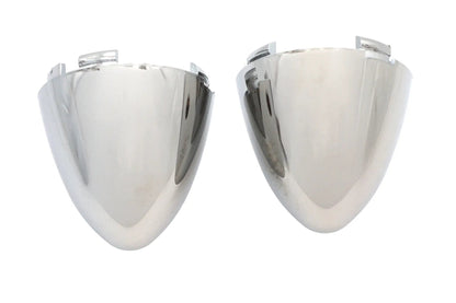V-Twin Bullistic Turn Signal Lenses Smoke – Bullet Style, 60mm Diameter for Harley Davidson Motorcycles by V-Twin